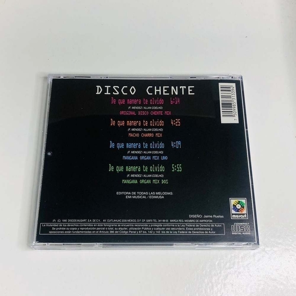 Rare! CD X-Chilaquil  - Disco Chente De Que Manera Te Olvido - Picture 2 of 2